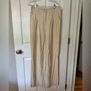 Sezane Hedi Pants Size 8 NWT - Off-white/ Ecru